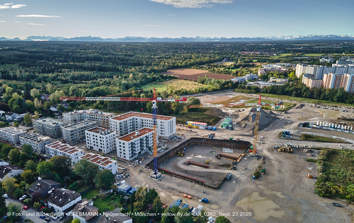 27.09.2020 - Baustelle Alexisquartier in Neuperlach